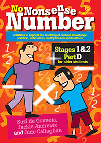 No Nonsense Number: Stages 1 and 2, Part D for older students