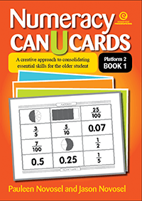 Numeracy CAN U CARDS for the older student P2 Book 1