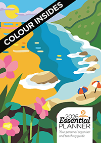 The Essential Planner 2026 - Colour insides